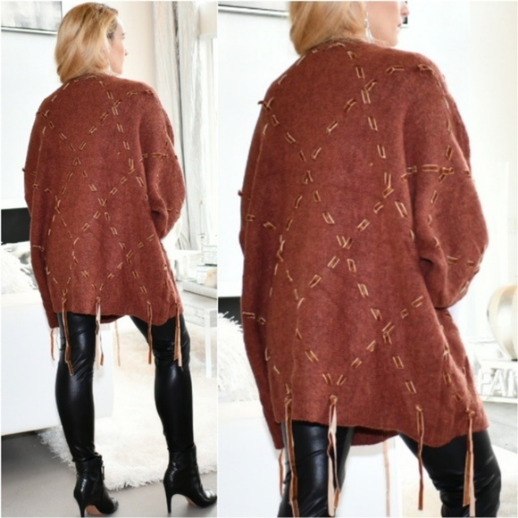 Cardigan ANNABELLE Ribbon Detailed Cardigan - Picture 3 of 4